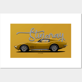 Corvette Stingray Posters and Art